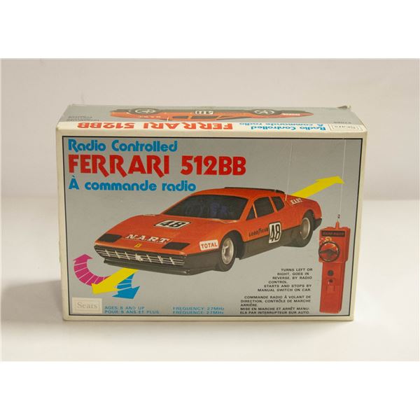 VINTAGE RARE RADIO CONTROLLED FERRARI 512BB