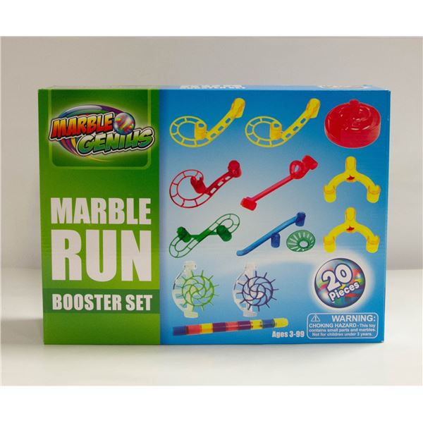 MARBLE GENIUS MARBLE RUN BOOSTER SET 20 PIECES