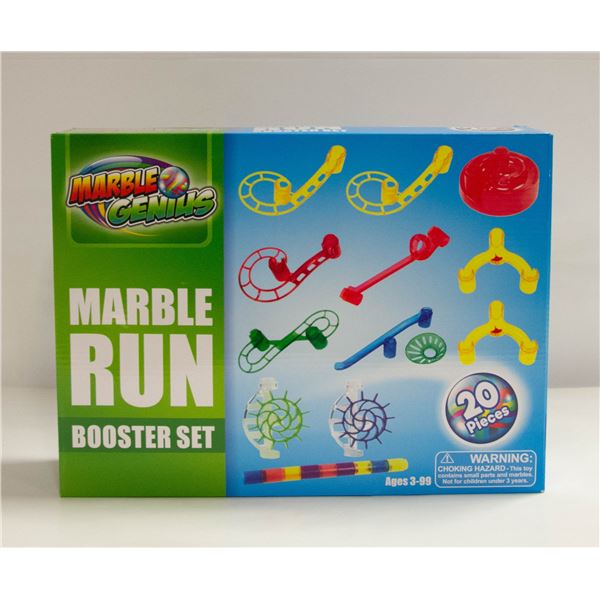MARBLE GENIUS MARBLE RUN BOOSTER SET 20 PIECES