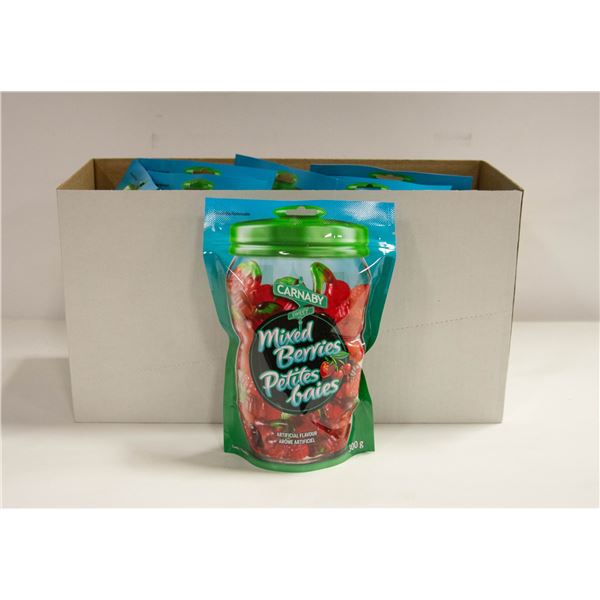 EIGHT BAGS OF MIXED BERRIES, CANDY