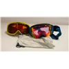 Image 1 : BOX WITH TWO PAIRS OF SKI/SNOWBOARD GOGGLES,