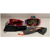 Image 1 : BOX WITH TWO PAIRS OF SKI/SNOWBOARD GOGGLES