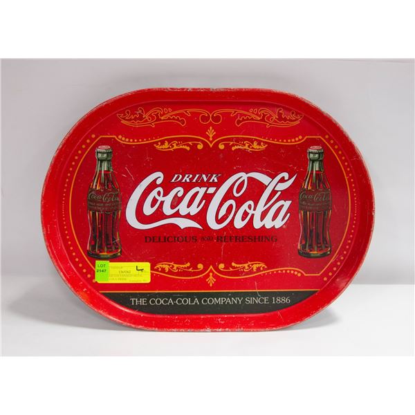 VINTAGE GALVANIZED METAL COCA-COLA DRINK