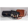 Image 1 : BOX WITH 3 OVER-THE-SHOULDER PURSES - BLACK,