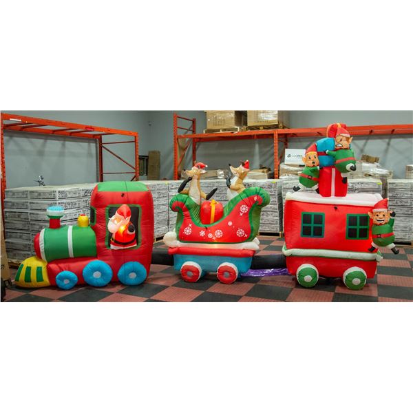 XXL CHRISTMAS YARD TRAIN INFLATABLE