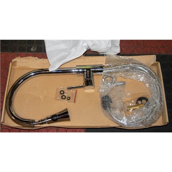 NEW STAINLESS STEEL KITCHEN FAUCET WITH PULL DOWN