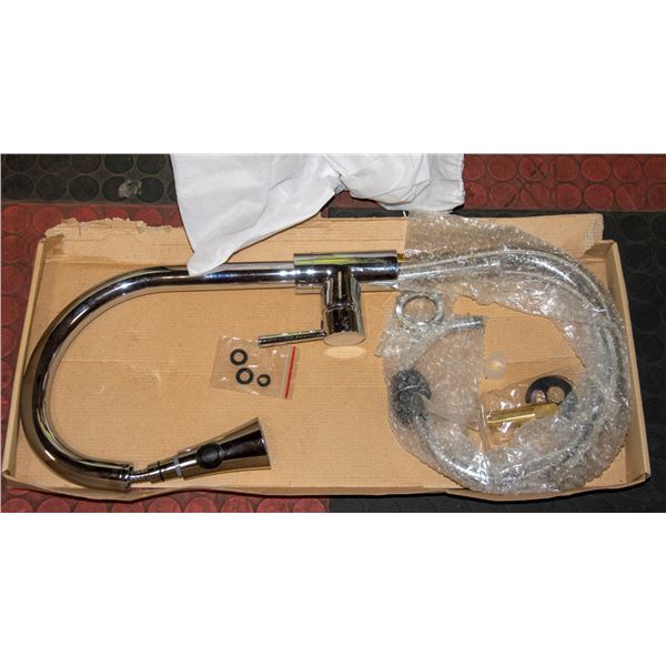 NEW STAINLESS STEEL KITCHEN FAUCET WITH PULL DOWN