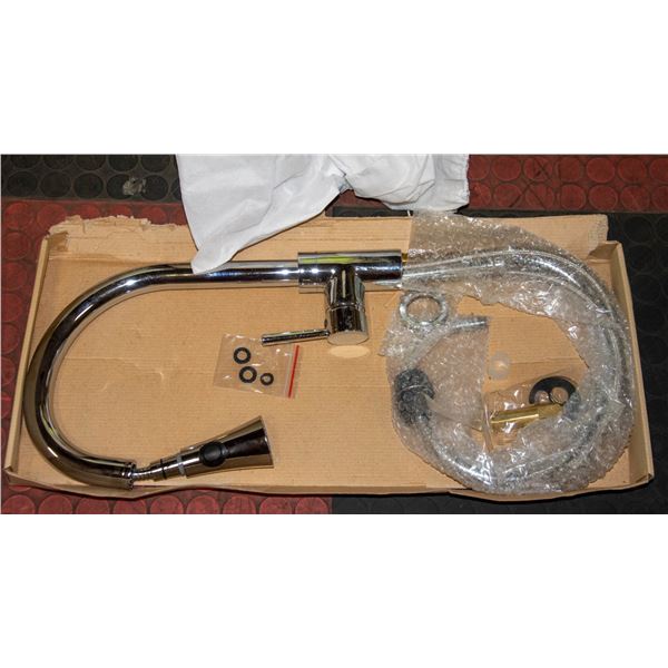 NEW STAINLESS STEEL KITCHEN FAUCET WITH PULL DOWN