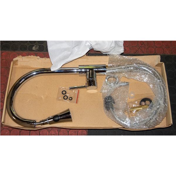 NEW STAINLESS STEEL KITCHEN FAUCET WITH PULL DOWN