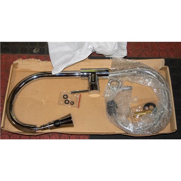 NEW STAINLESS STEEL KITCHEN FAUCET WITH PULL DOWN