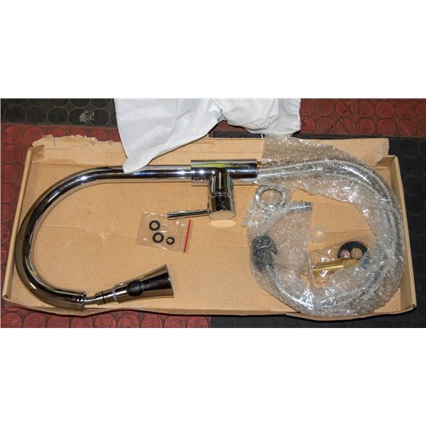 NEW STAINLESS STEEL KITCHEN FAUCET WITH PULL DOWN