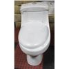 NEW BIANCO DUAL FLUSH WHITE PORCELAIN TOILET