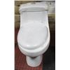 NEW BIANCO DUAL FLUSH WHITE PORCELAIN TOILET