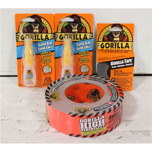 NEW 4 GORILLA GLUE ITEMS