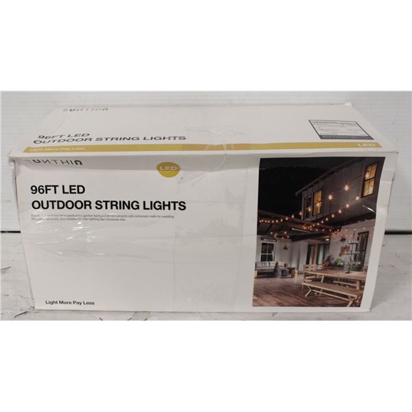 NEW 96FT OUTDOOR STRING LIGHTS 32 LEDS