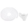 Image 1 : NEW SPIRAL CABLE ZIP WRAP CABLE MANAGEMENT- WHITE