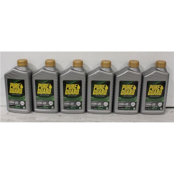 6 SEALED PURE GUARD FULL SYNTHETIC MOTOR OIL