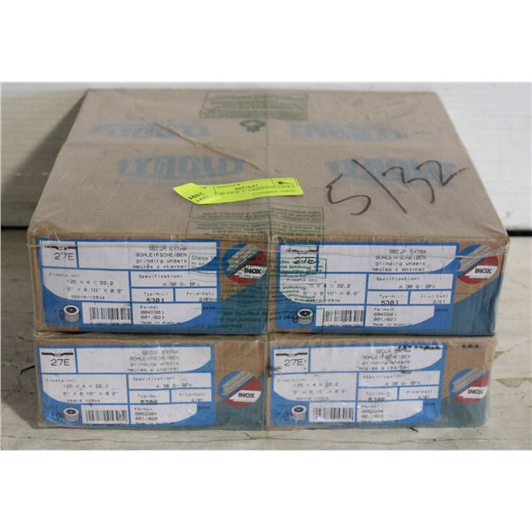 LOT OF 80 NEW 5" GRINDING DISKS 5/32