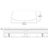 Image 2 : CASE OF 4 X 4FT METALUX HIGH OUTPUT WRAP MODEL #