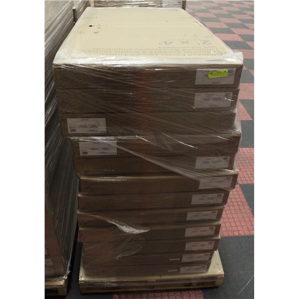 PALLET OF 2 X 4' RECESSED CENTER LENSED TROFFERS