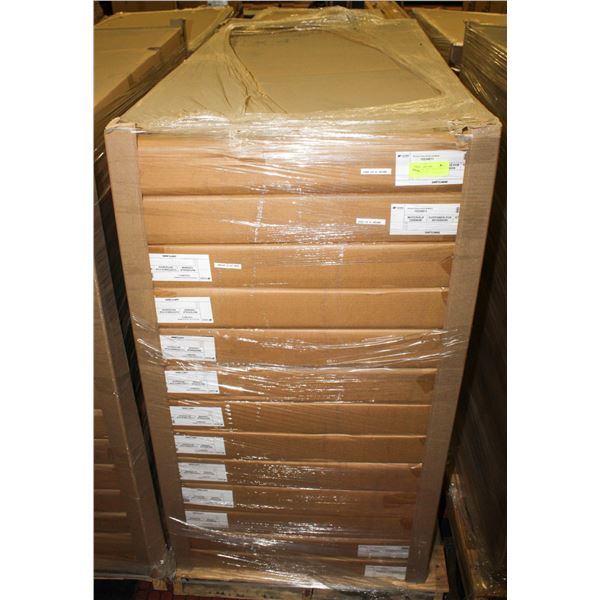 PALLET OF 2 X 4' RECESSED CENTER LENSED TROFFERS