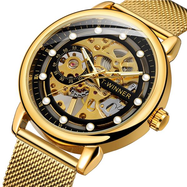 NEW MECHANICAL SKELETAL T-WINNER WATCH