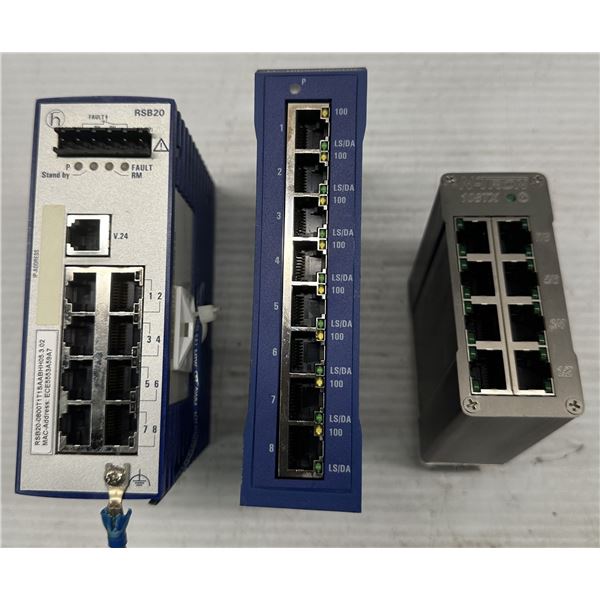 Lot of (3) Misc. Ethernet Switches