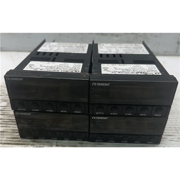 (4) Omega #DP25-CRMS-A Digital Panel Meters