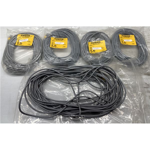 (5) Turck #RK 4.4T-15 / ID #U2198 Cables