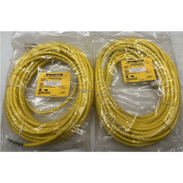 (2) Turck #RKM 50-15M / ID #U2060-0 Cables