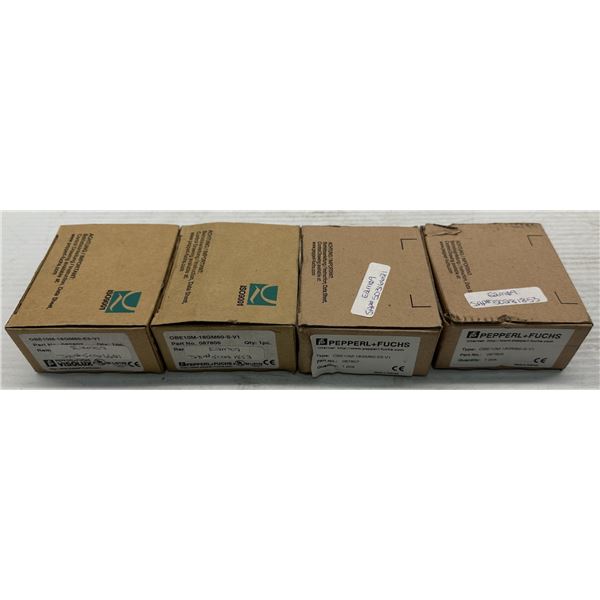 Lot of (4) Pepperl & Fuchs Disposable Light Barriers