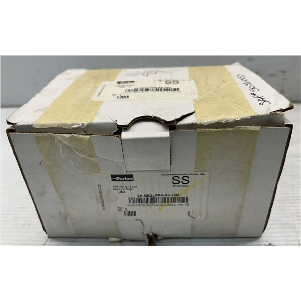 Parker #2A-MB2LPFA-SS-72D Electric Actuated Ball Valve