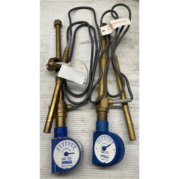 (2) Spirax Sarco #SA 122 Self Acting Temperature Controllers