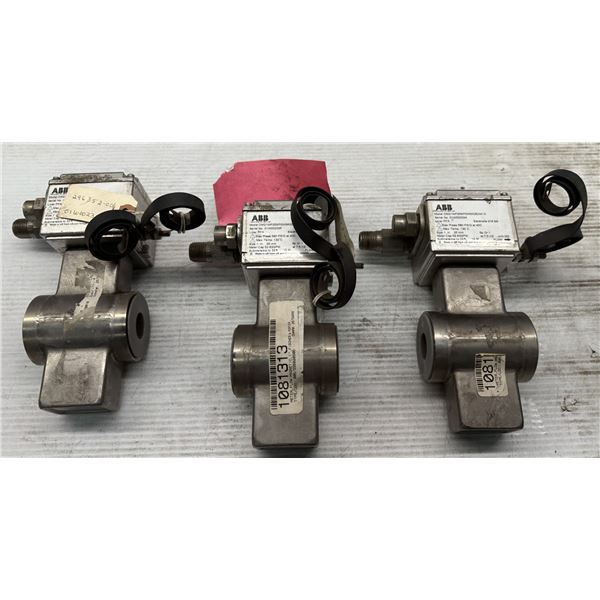 (3) ABB #DM21WP25SP0WSA2EAA13 Flow Meters