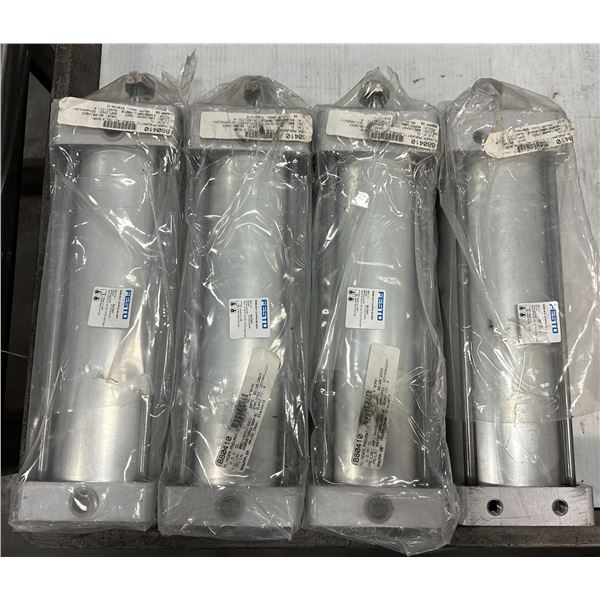 (4) Festo #DSNA-N-4'-10-PPVA-N5-MS4 Cylinders