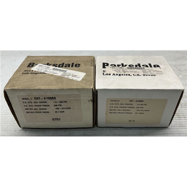 (2) Barksdale #D2T-A150SS Actuated Switches