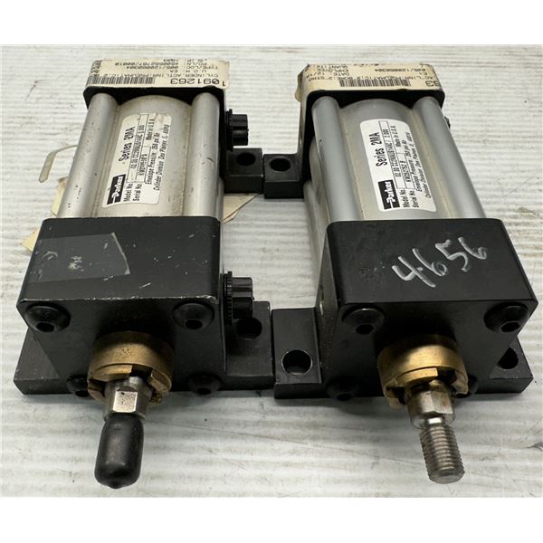(2) Parker #02.00 CC2MAUS14AC 2.000 Pneumatic Cylinders