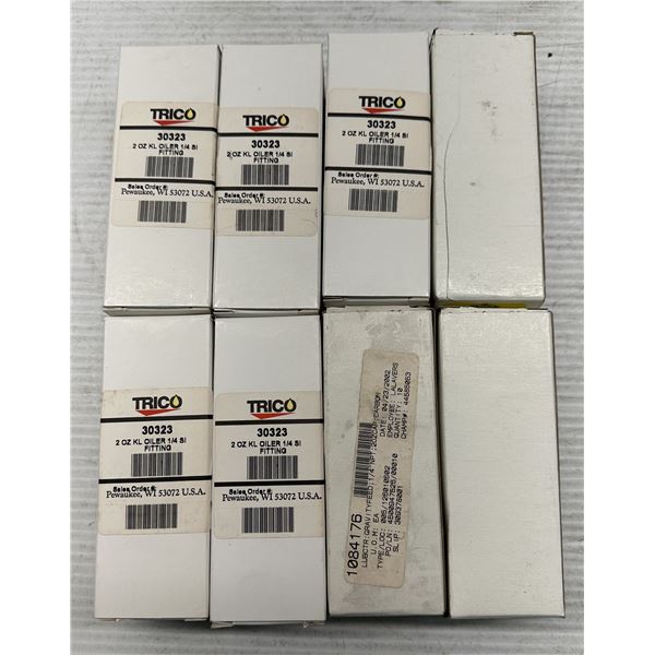 Lot of (8) Trico #30323 2oz KL Oiler Fittings