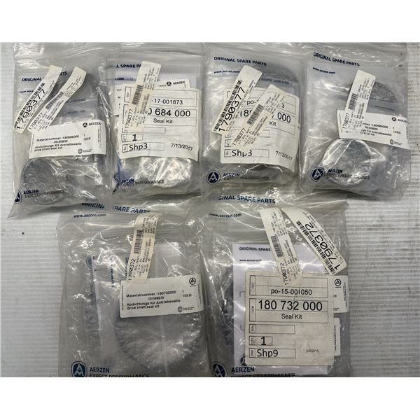 Lot of (6) Misc. Aerzen Shaft Seal Kits