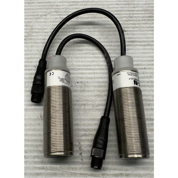 (2) Eaton #E58-30DPS280-HLP Photoelectric Proximity Sensors