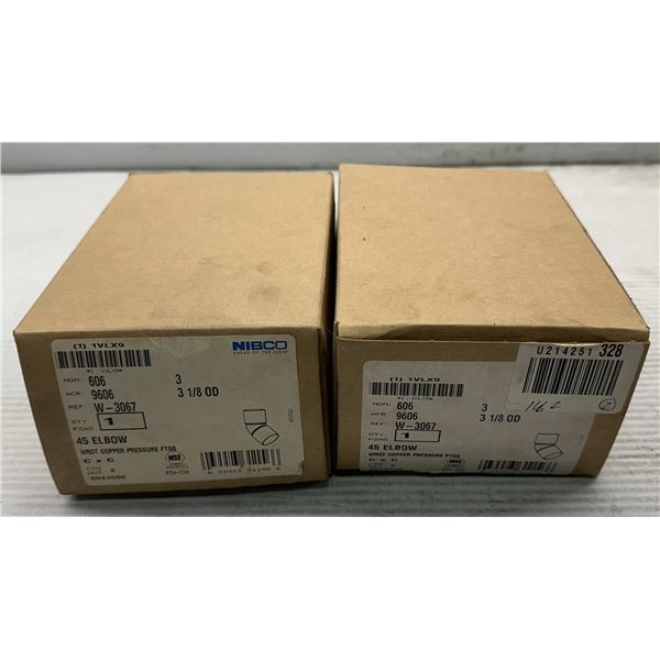 (2) Nibco #1VLX9 Elbow's