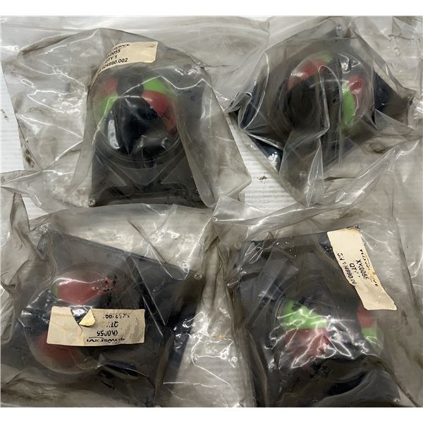 (4) Flowserve #XK0055 Floating Ball Valves