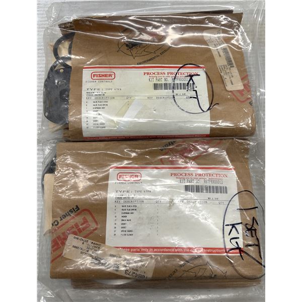 (2) Fisher #R67FRX00012 Repair Kits