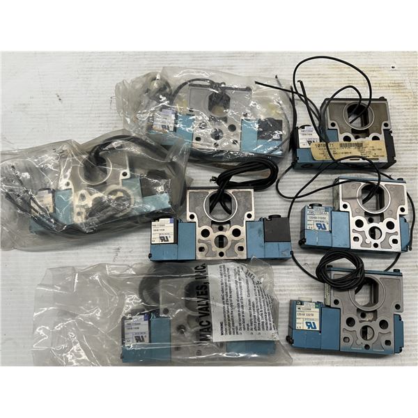Lot of (7) Misc. Mac Valves as Pictured