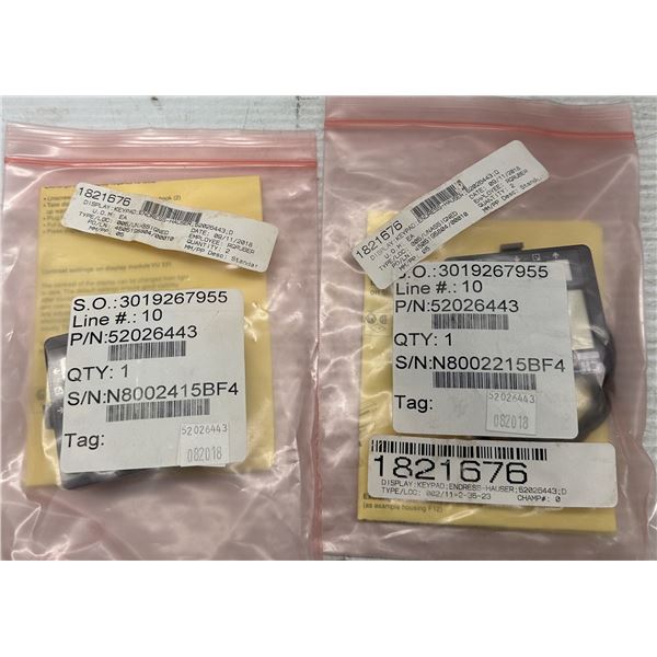 (2) Endress+Hauser #52026443 Keypad Displays