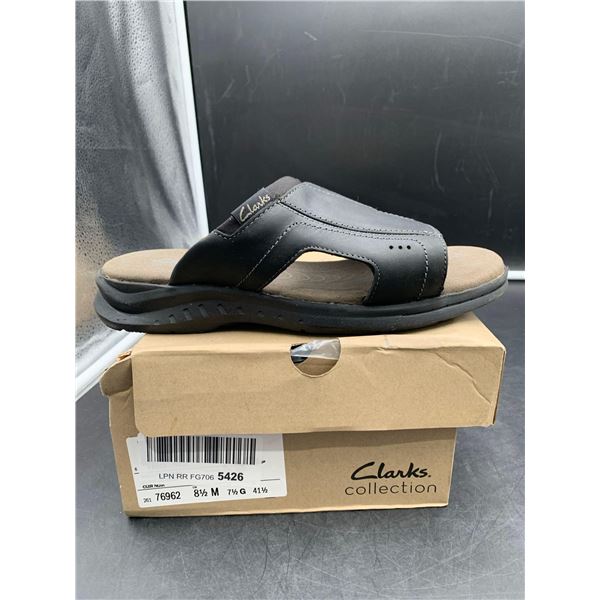 Clarks Collection Black Slides 8.5