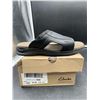 Image 1 : Clarks Collection Black Slides 8.5