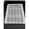 Image 2 : Home Basics Expandable Cutlery Tray (13in - 21in x 16in x 2.25in)