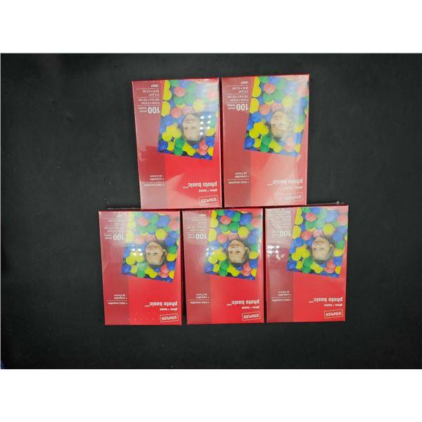 Staples Photo Basic, Gloss Papers (5 x 100ct)