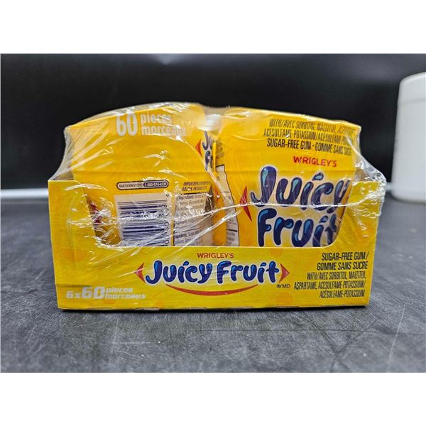 Wrigley's Juicy Fruit Sugar Free Gum (6 x 60pcs)